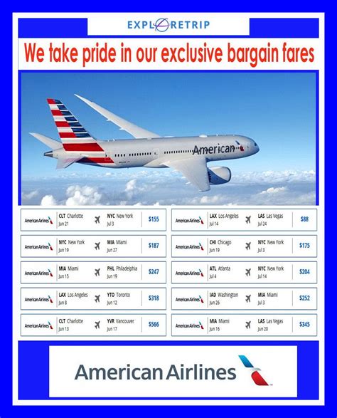 American airlines airfares cheap - Earn 50,000 bonus miles. Plus, first checked bag is free on domestic American Airlines itineraries. Terms apply. Book low fares to destinations around the world and find the latest deals on airline tickets, hotels, car rentals and vacations at aa.com. As an AAdantage member you earn miles on every trip and everyday spend.